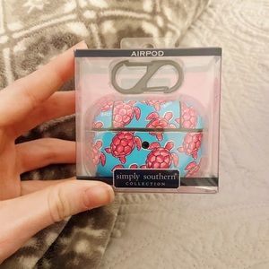 Simply Southern AirPods Pro Case Turtles Pink Blue